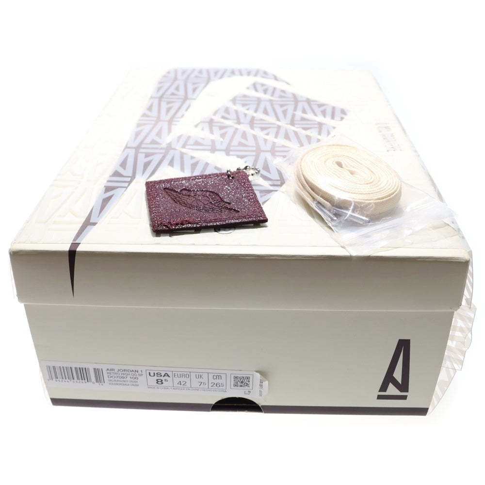 NIKE(ナイキ) ×A MA MANIERE AIR JORDAN 1 RETRO HIGH OG ア マ マニエール エア ジョーダン 1 レトロ オージー ハイカットスニーカー US8.5/26.5cm DO7097-100
