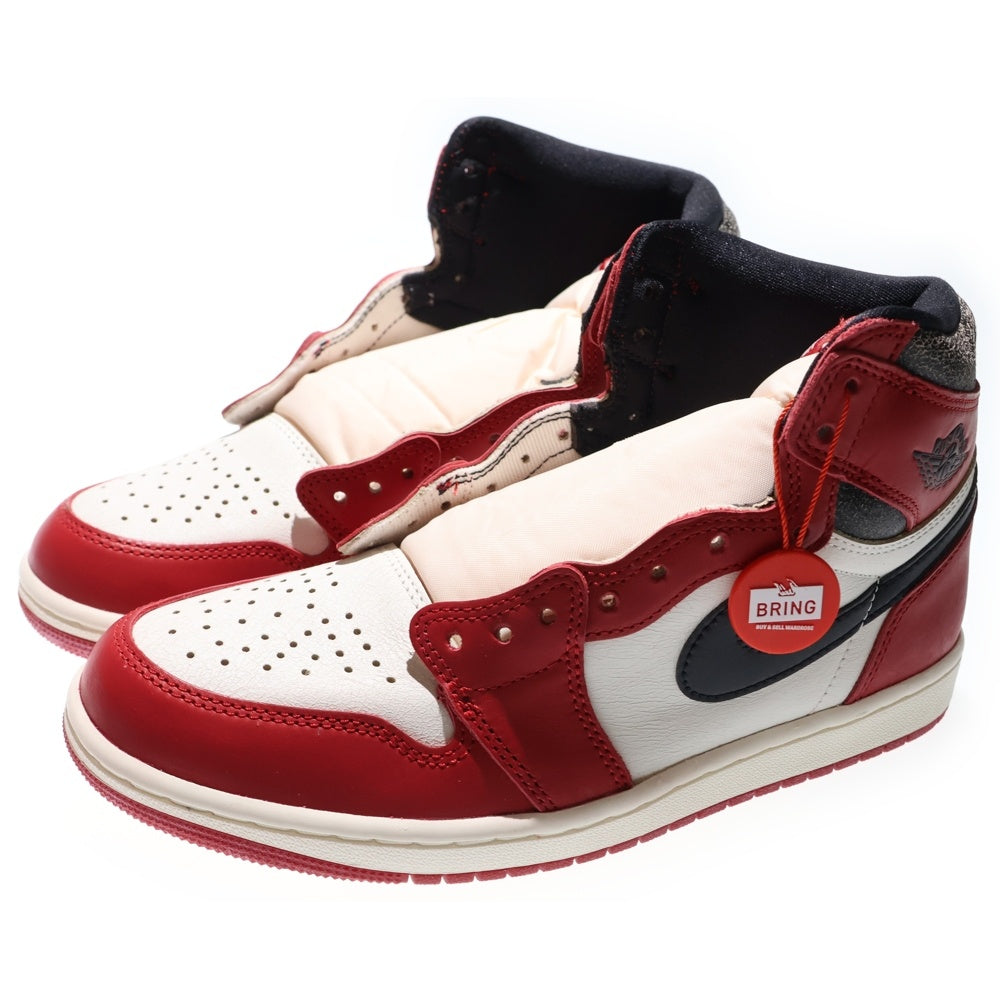 NIKE(ナイキ) AIR JORDAN 1 HIGH OG LOST&FOUND CHICAGO エア ジョーダン 1 オージー ロストアンドファウンド シカゴ ローカットスニーカー US8.5/26.5cm DZ4585-612
