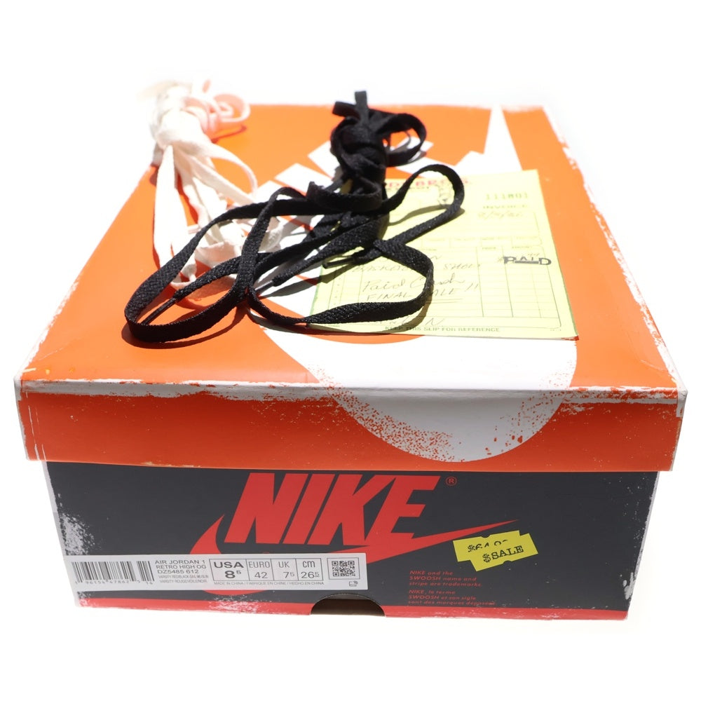 NIKE(ナイキ) AIR JORDAN 1 HIGH OG LOST&FOUND CHICAGO エア ジョーダン 1 オージー ロストアンドファウンド シカゴ ローカットスニーカー US8.5/26.5cm DZ4585-612