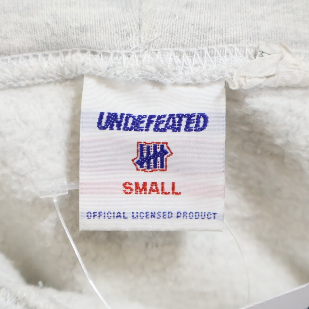 UNDEFEATED(アンディフィーテッド) ICON PULLOVER HOODIE アイコンロゴ プルオーバースウェットパーカー フーディー グレー 200077009009