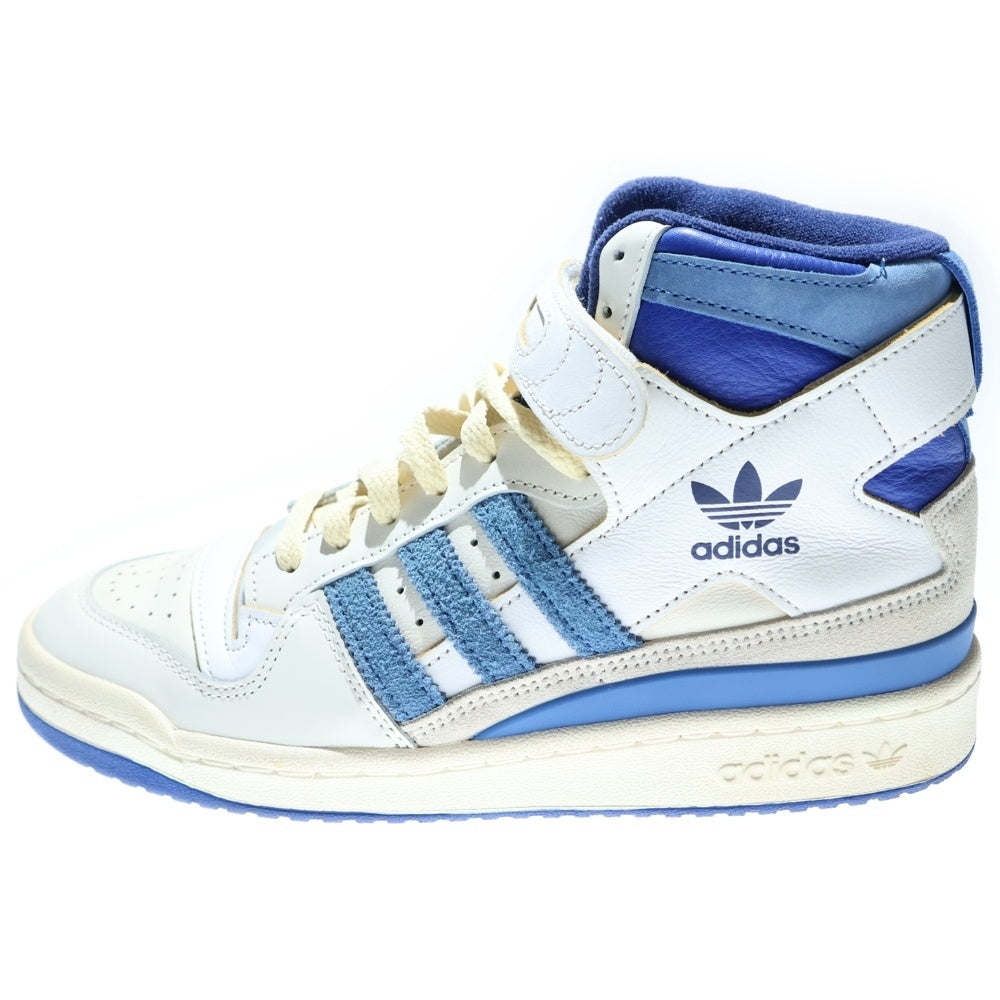 adidas(アディダス) FORUM 84 HIGH BLUE THREAD フォーラム スレッド ハイカットスニーカー ブルー/ホワイト US8/26cm FY7793