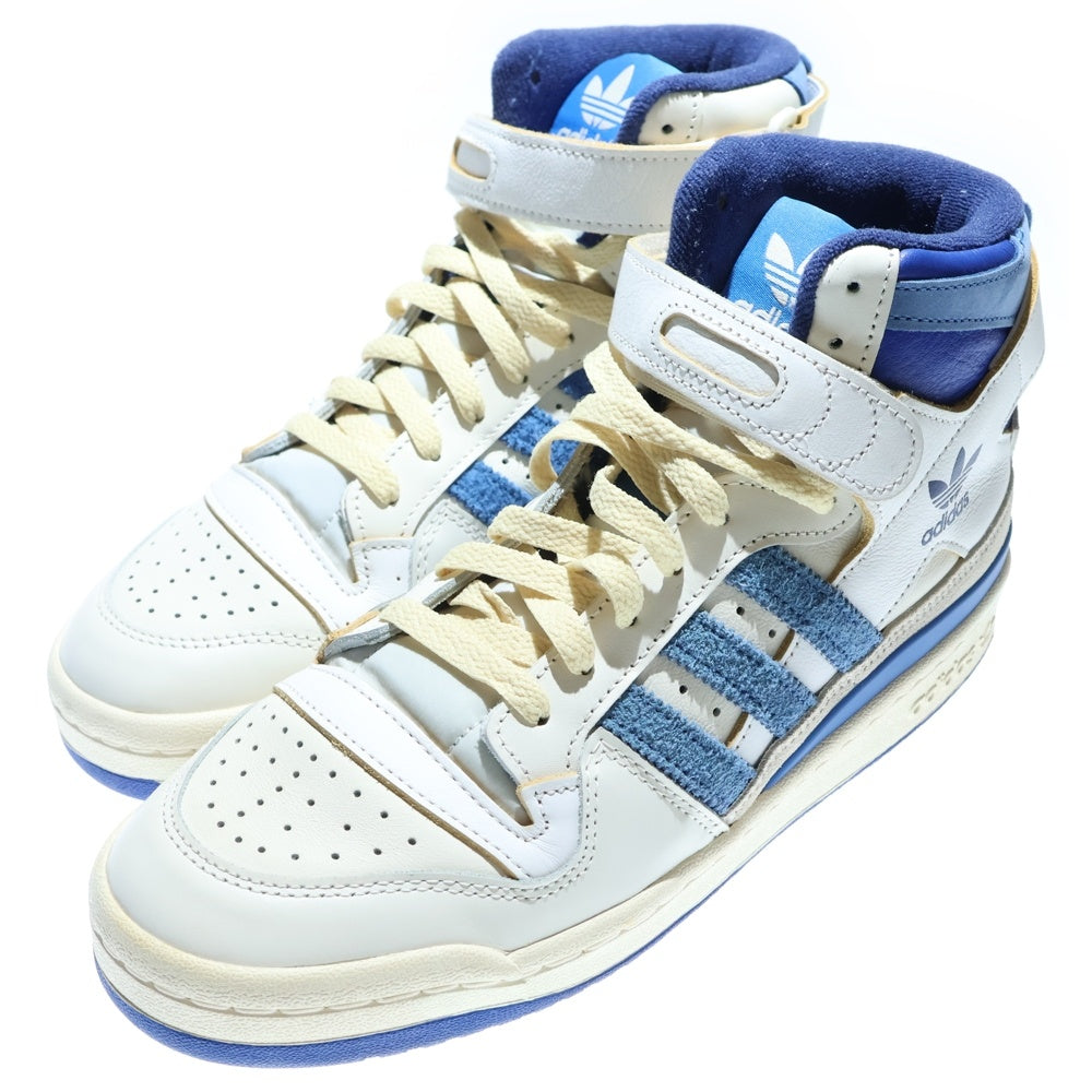 adidas(アディダス) FORUM 84 HIGH BLUE THREAD フォーラム スレッド ハイカットスニーカー ブルー/ホワイト US8/26cm FY7793