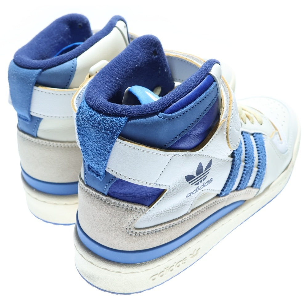 adidas(アディダス) FORUM 84 HIGH BLUE THREAD フォーラム スレッド ハイカットスニーカー ブルー/ホワイト US8/26cm FY7793