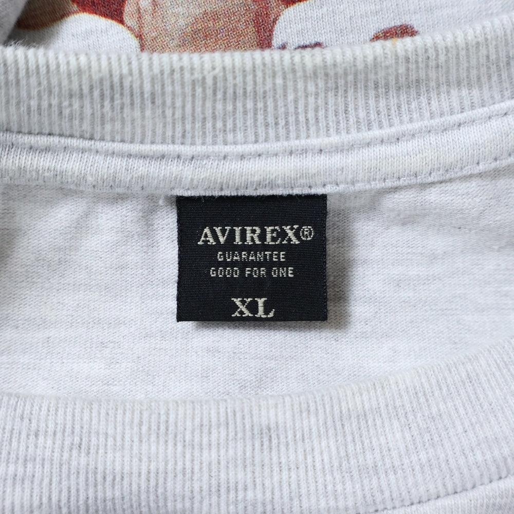 AVIREX(アヴィレックス) AIM HIGH T-SHIRT アイム ハイ クルーネック半袖Tシャツ カットソー グレー 6113297