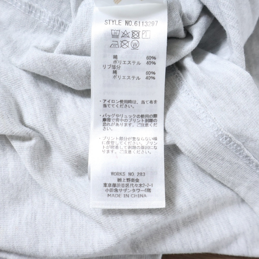 AVIREX(アヴィレックス) AIM HIGH T-SHIRT アイム ハイ クルーネック半袖Tシャツ カットソー グレー 6113297