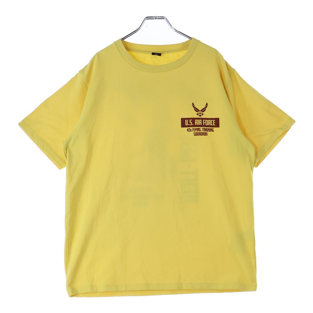 AVIREX(アヴィレックス) AIM HIGH T-SHIRT アイム ハイ クルーネック半袖Tシャツ カットソー イエロー 6113297