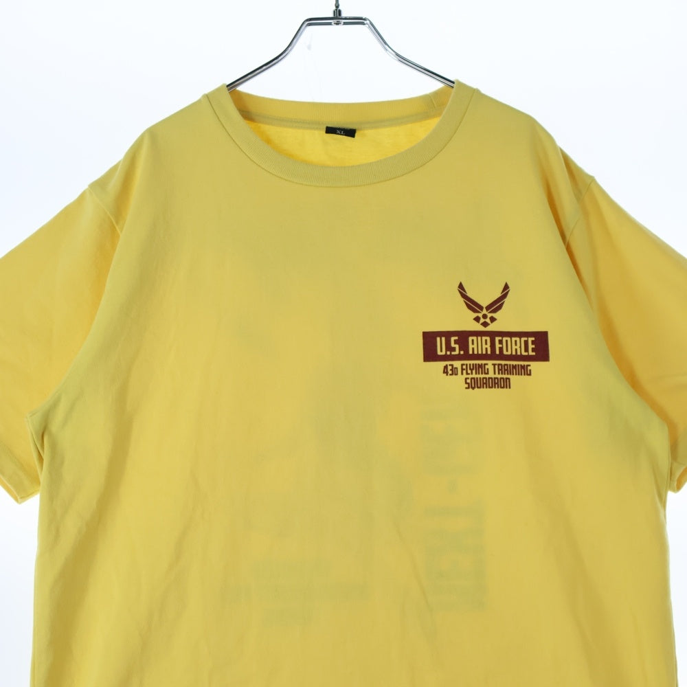 AVIREX(アヴィレックス) AIM HIGH T-SHIRT アイム ハイ クルーネック半袖Tシャツ カットソー イエロー 6113297