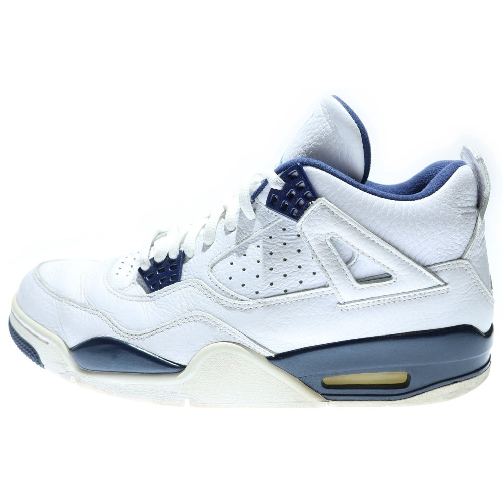 NIKE(ナイキ) 【観賞用2014年】AIR JORDAN 4 RETRO COLUMBIA エアジョーダン レトロ コロンビア ハイカットスニーカー ホワイト US9.5/27.5cm 314254-107
