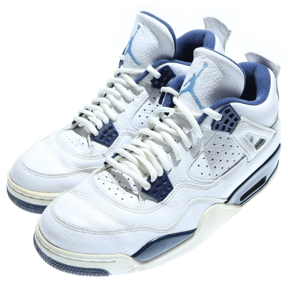 NIKE(ナイキ) 【観賞用2014年】AIR JORDAN 4 RETRO COLUMBIA エアジョーダン レトロ コロンビア ハイカットスニーカー ホワイト US9.5/27.5cm 314254-107