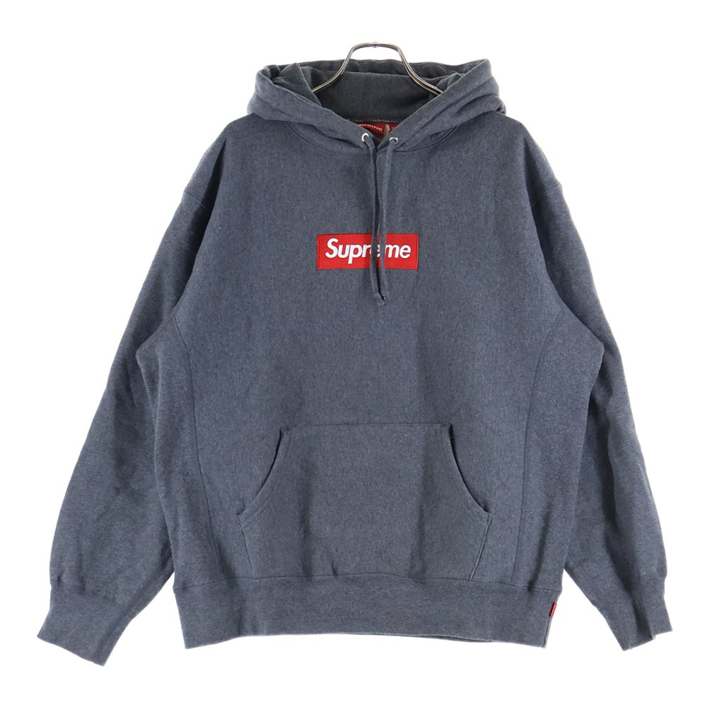 SUPREME(シュプリーム) 21SS Box Logo Hooded Sweatshirt フロントデザイン ボックスロゴ フーデッド スウェット パーカー チャコールグレー