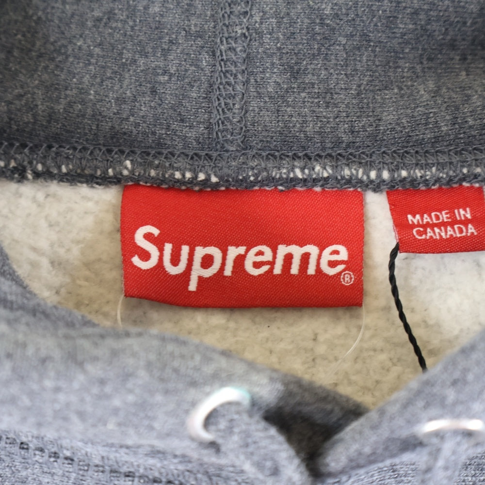 SUPREME(シュプリーム) 21SS Box Logo Hooded Sweatshirt フロントデザイン ボックスロゴ フーデッド スウェット パーカー チャコールグレー