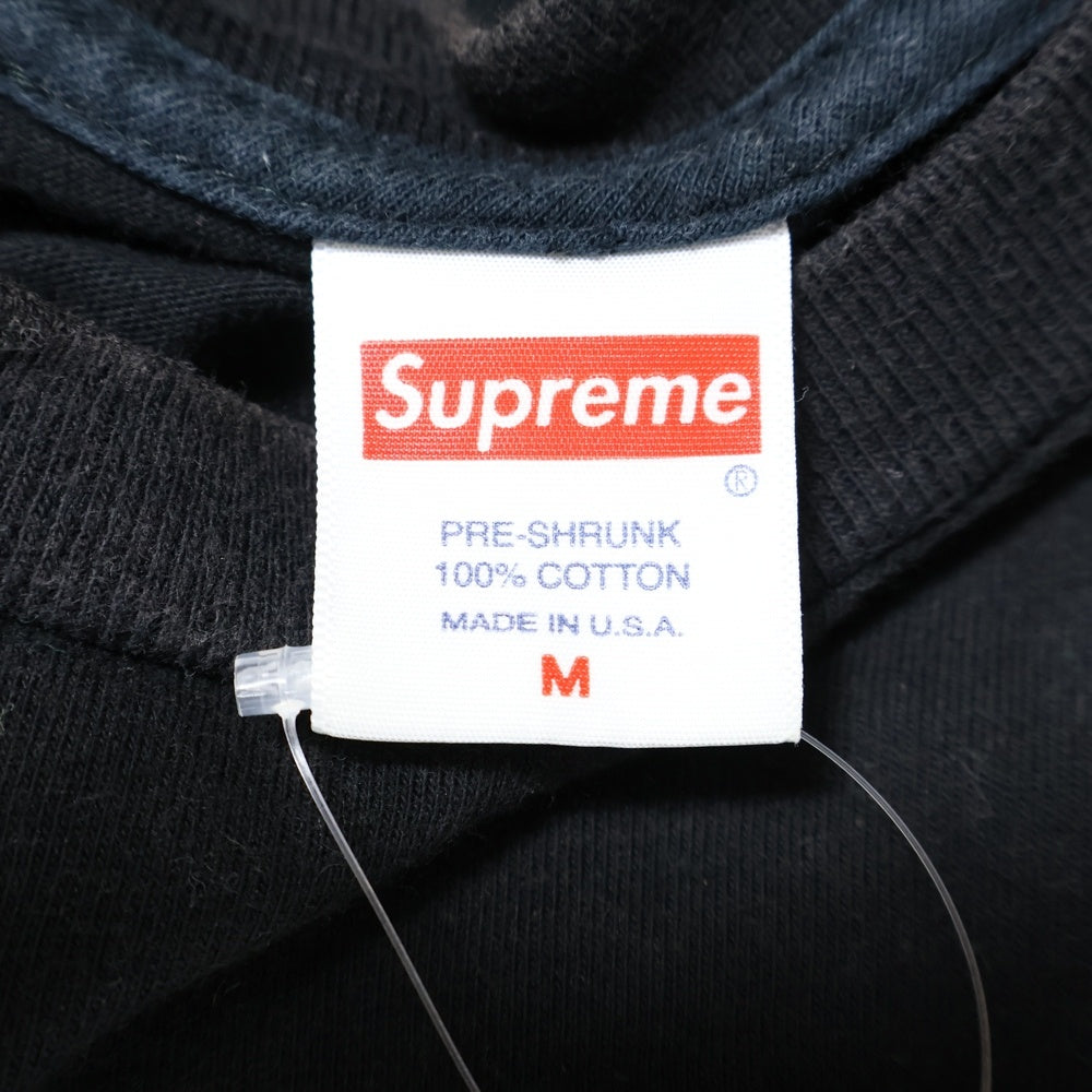 SUPREME(シュプリーム) 18AW Cat in the Hat Tee キャットインザハット イラストプリント クルーネック半袖Tシャツ カットソー ブラック