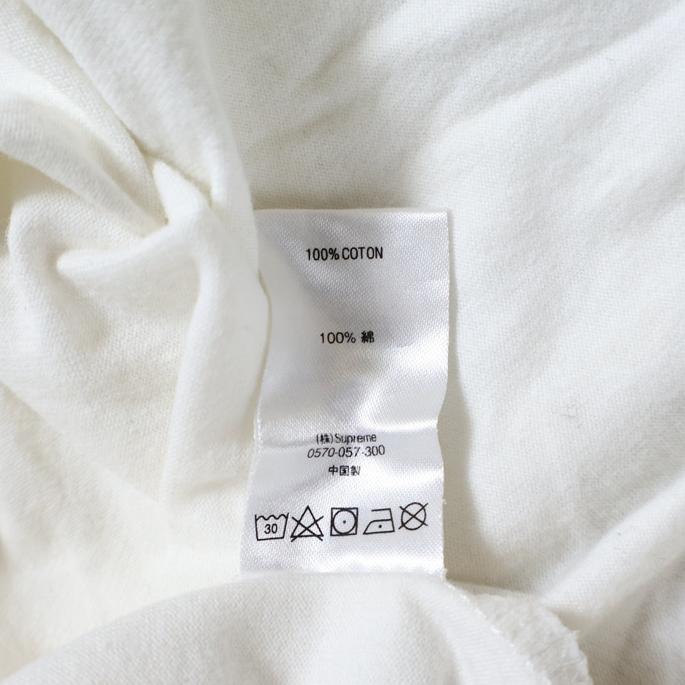 SUPREME(シュプリーム) 19SS Qualite Tee フロントロゴデザイン クルーネック カットソー 半袖Tシャツ ホワイト