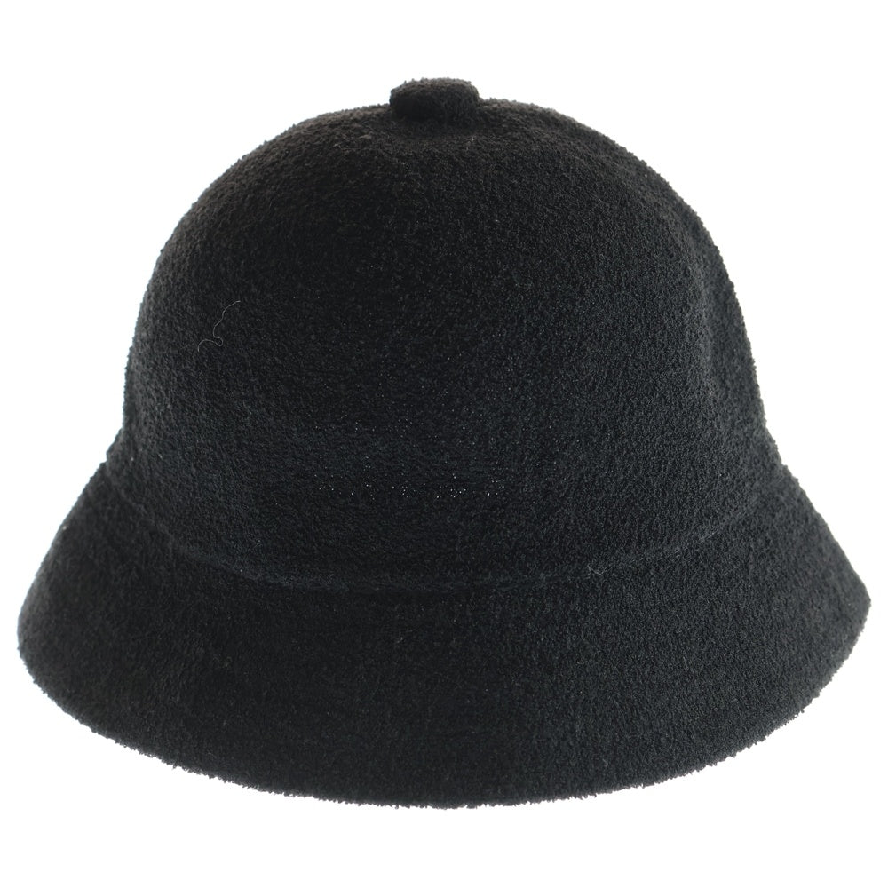 KANGOL(カンゴール) BERMUDA CASUAL バルミューダ カジュアル フロントロゴデザイン バケットハット 帽子 ブラック