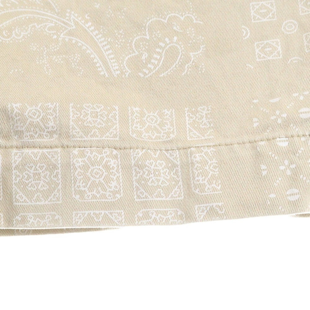 SUPREME(シュプリーム) 20SS Paisley Grid Chino Pant ペイズリー柄 グリッド ボタンフライ チノパンツ ベージュ