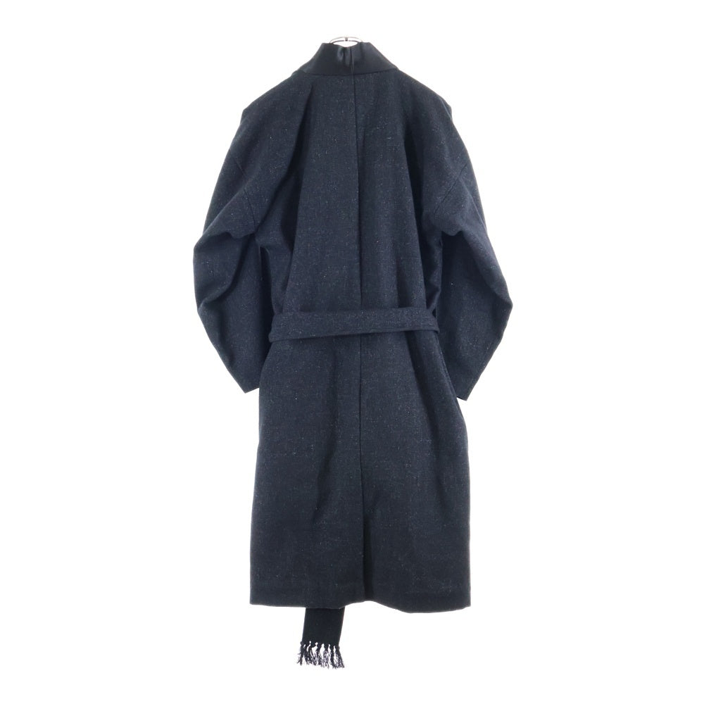 VISVIM(ヴィスヴィム) 18AW YUKATA COAT 浴衣 ウールリネン ユカタコート ブラック 0118205013005