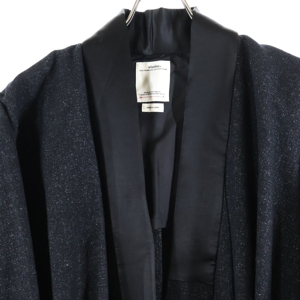 VISVIM(ヴィスヴィム) 18AW YUKATA COAT 浴衣 ウールリネン ユカタコート ブラック 0118205013005