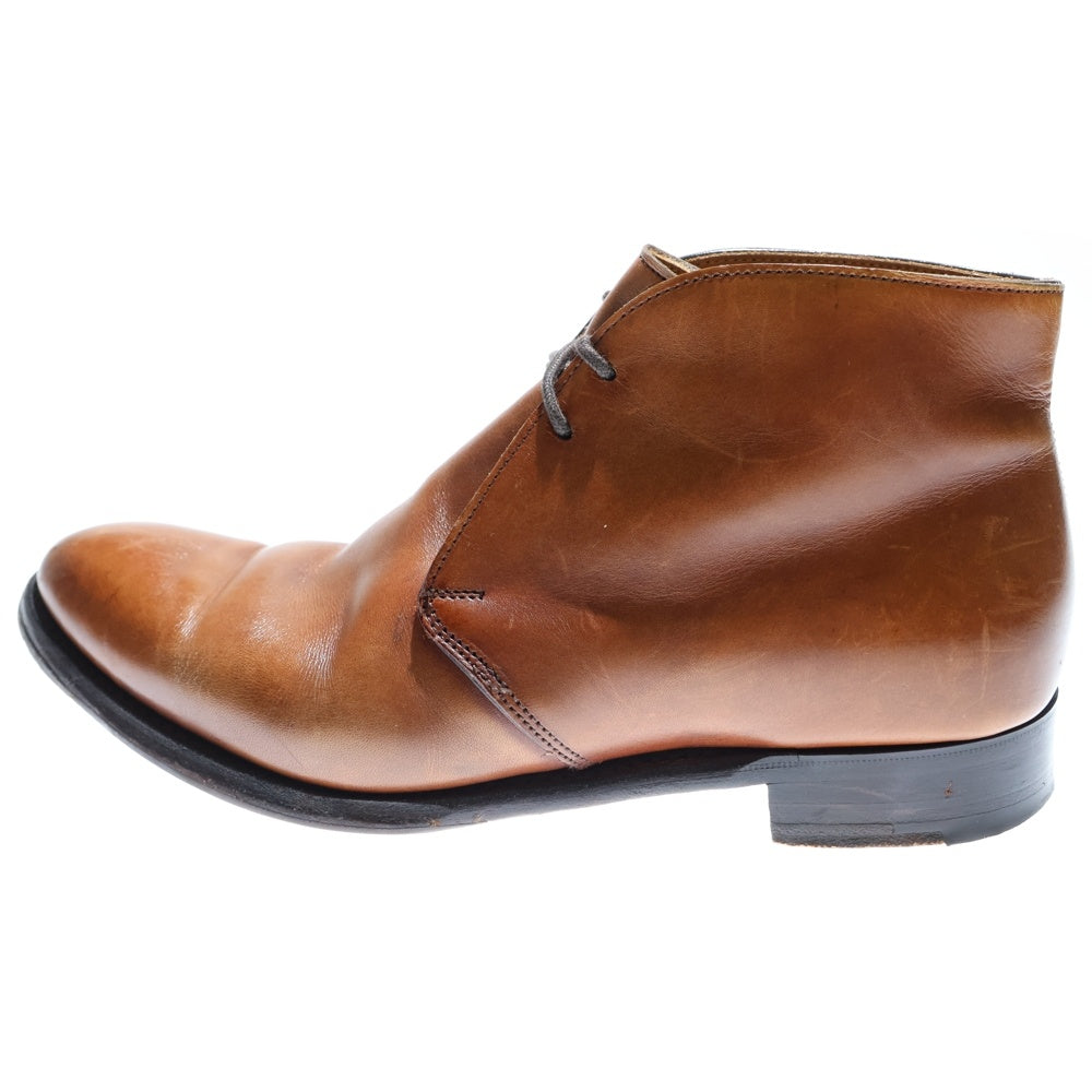 JOSEPH CHEANEY&SONS(ジョセフ チーニー アンドサンズ) UK製 レザー レースアップ チャッカブーツ ブラウン レディース