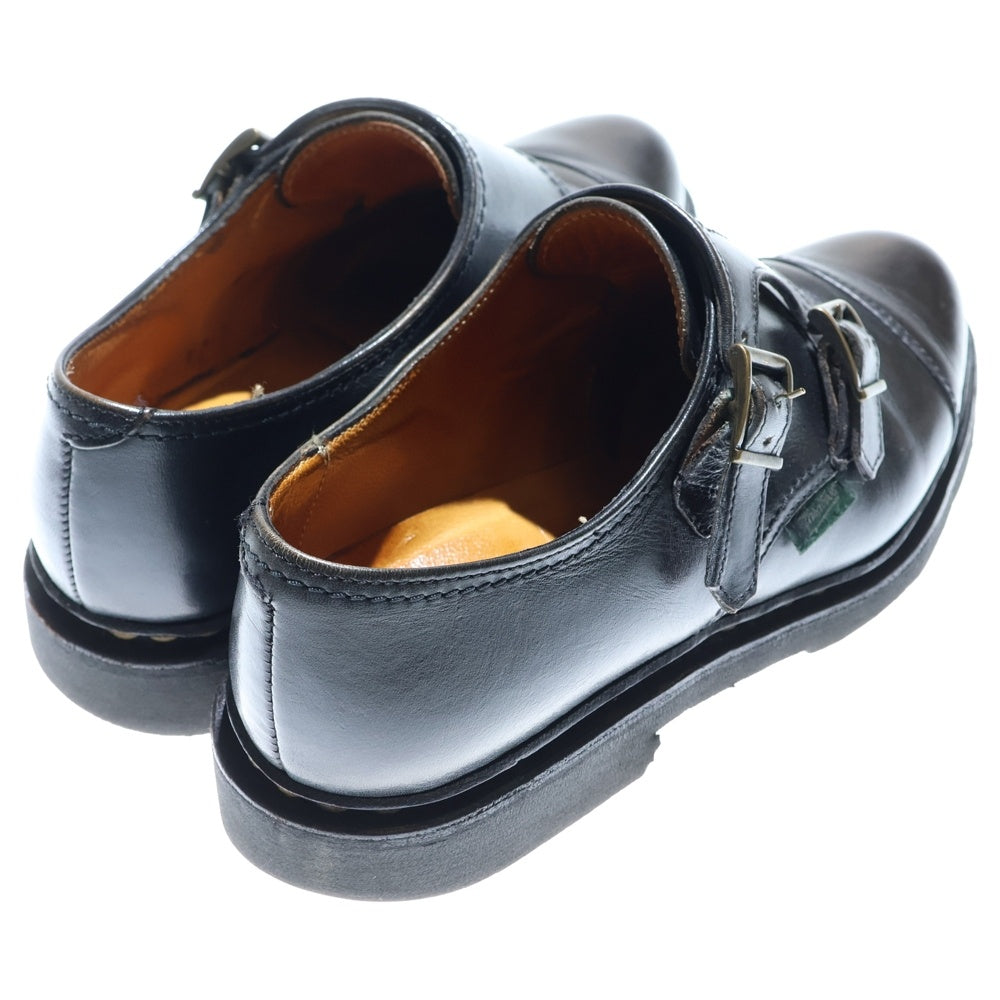PARABOOT(パラブーツ) VOGUE ヴォーグ フランス製 ダブルモンク レザードレスシューズ ブラック レディース 43306