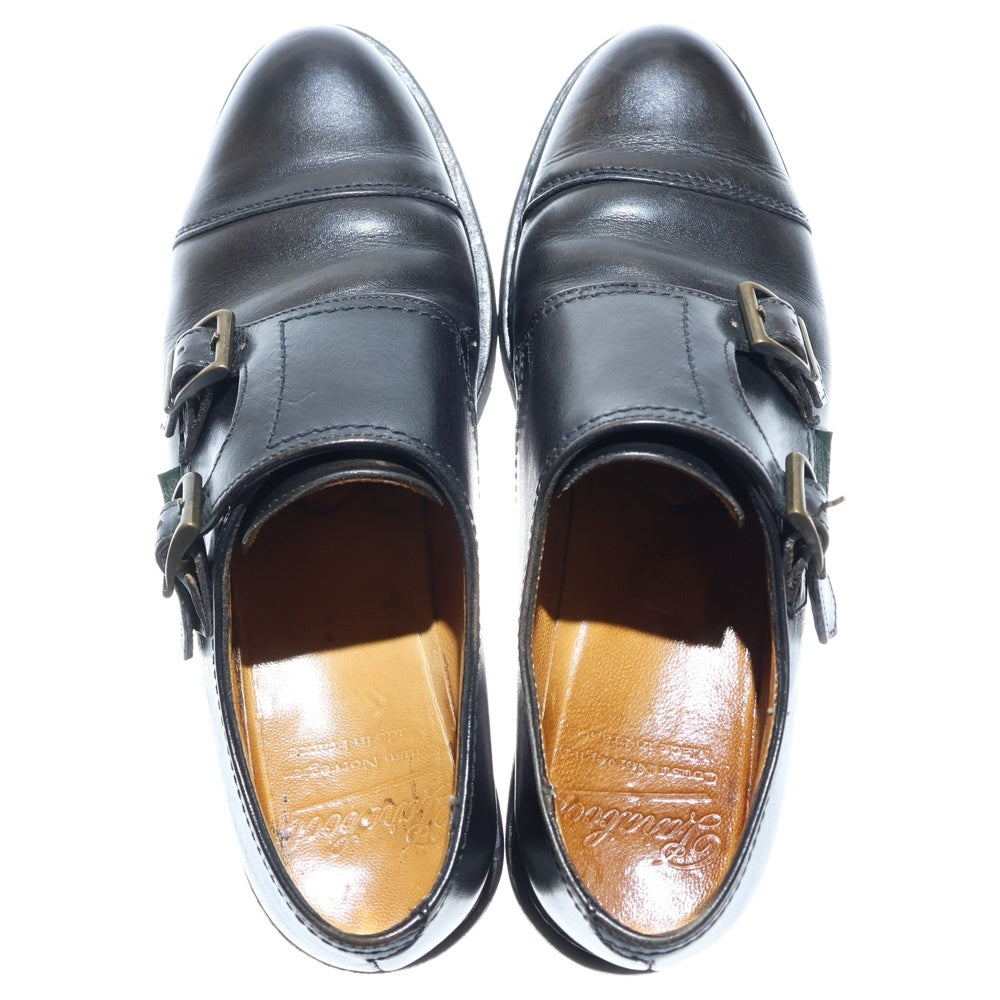 PARABOOT(パラブーツ) VOGUE ヴォーグ フランス製 ダブルモンク レザードレスシューズ ブラック レディース 43306