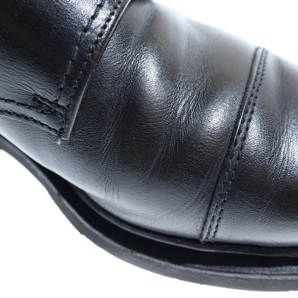 PARABOOT(パラブーツ) VOGUE ヴォーグ フランス製 ダブルモンク レザードレスシューズ ブラック レディース 43306