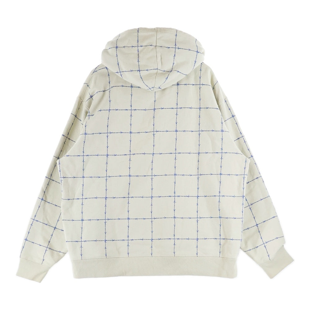 BoTT(ボット) BARBED WIRE PULLOVER HOODIE 有刺鉄線 プルオーバーフーディー パーカー スウェット ベージュ 223BoTT16-H