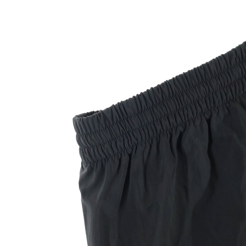 NONSAPIENS(ノンサピエンス) NONSAPIENS ノンサピエンス ドローストリング ナイロン イージーパンツ ブラック