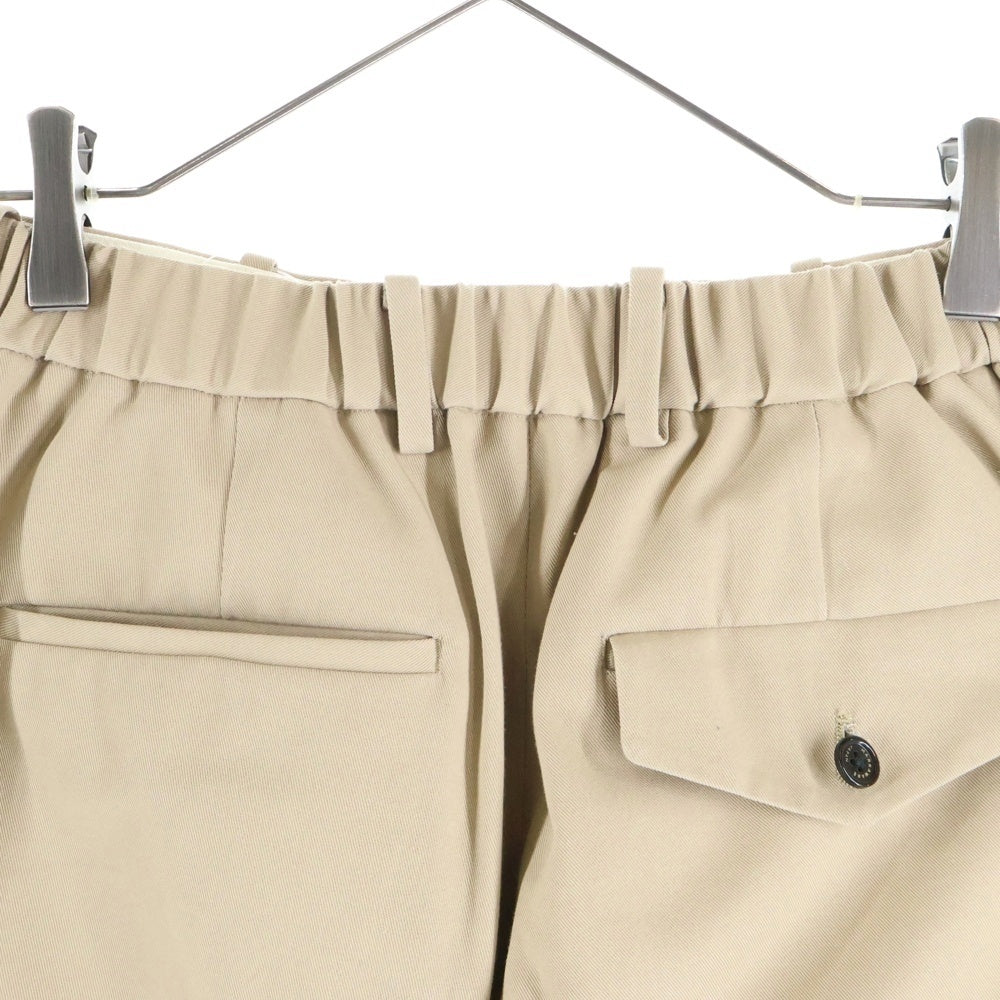 MARKAWARE(マーカウェア) FLAT FRONT TROUSERS ORGANIC COTTON DRY TWILL フラットフロントトラウザー オーガニックコットンドライツイル パンツ ベージュ A21B-09PT02C