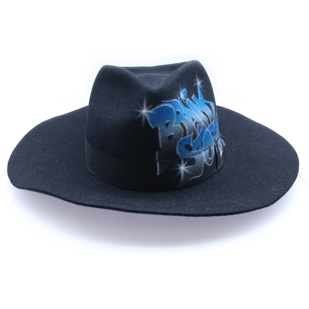 MASU(エムエーエスユー) 23SS BRAINSTORM GRAFFITI HAT ブレインストーム グラフィックハット 帽子 ブラック MMSS-OJ0223