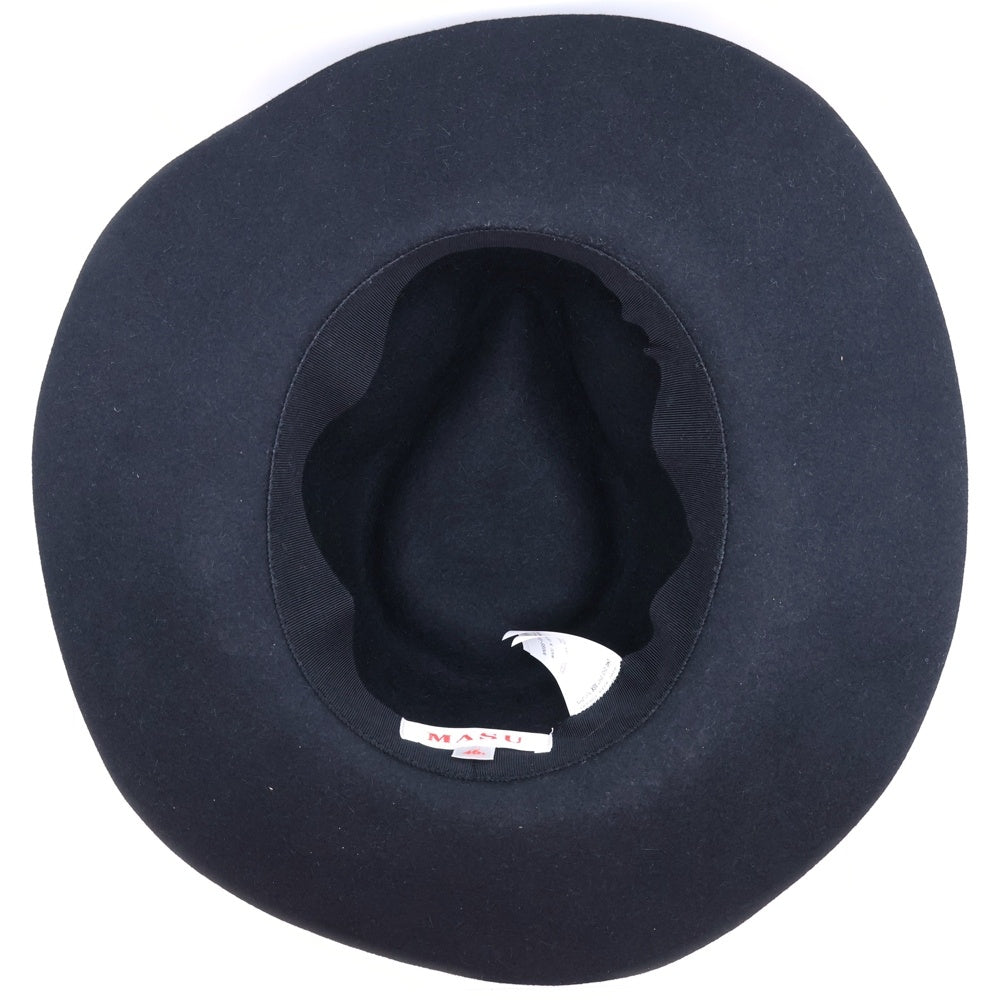 MASU(エムエーエスユー) 23SS BRAINSTORM GRAFFITI HAT ブレインストーム グラフィックハット 帽子 ブラック MMSS-OJ0223