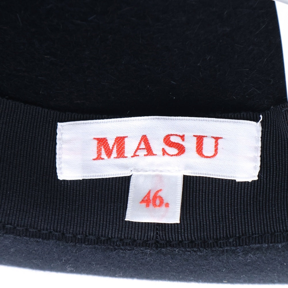 MASU(エムエーエスユー) 23SS BRAINSTORM GRAFFITI HAT ブレインストーム グラフィックハット 帽子 ブラック MMSS-OJ0223