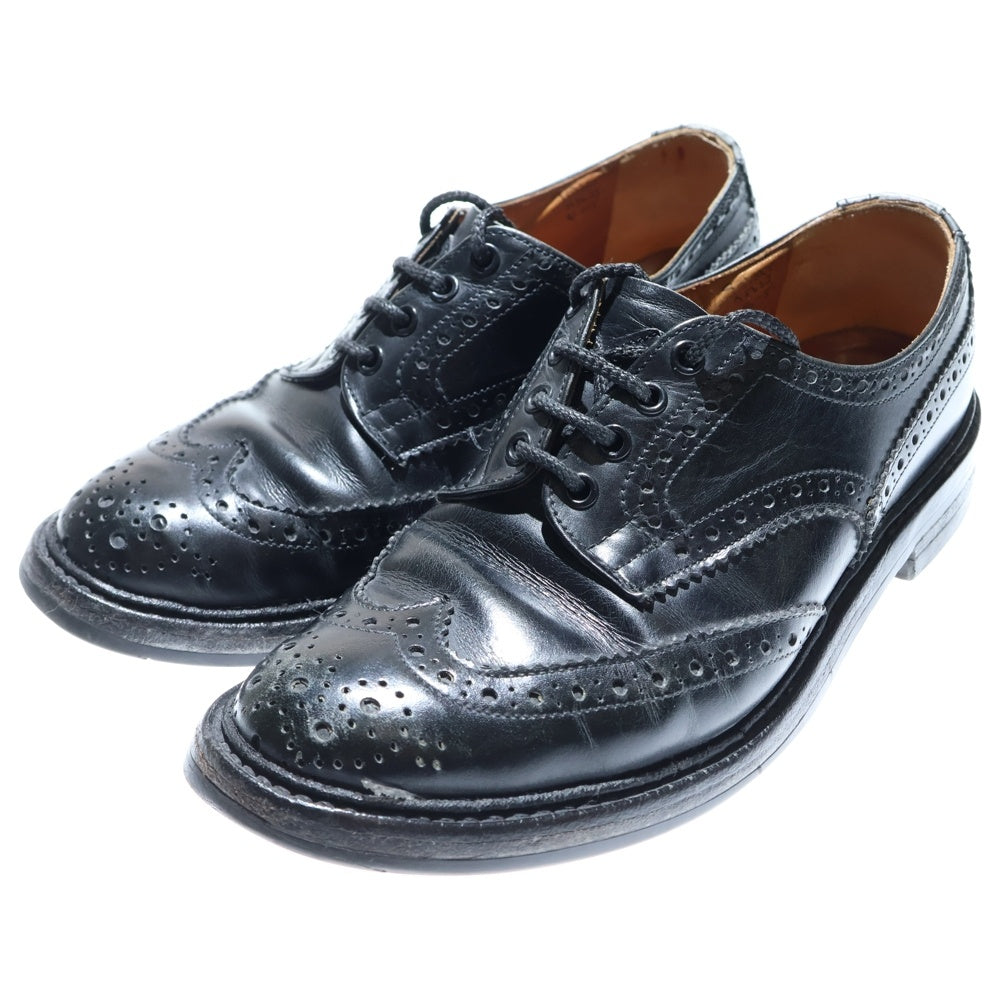 Tricker's(トリッカーズ) M5633 BOURTON バートン ウィングチップ レザーシューズ ブラック