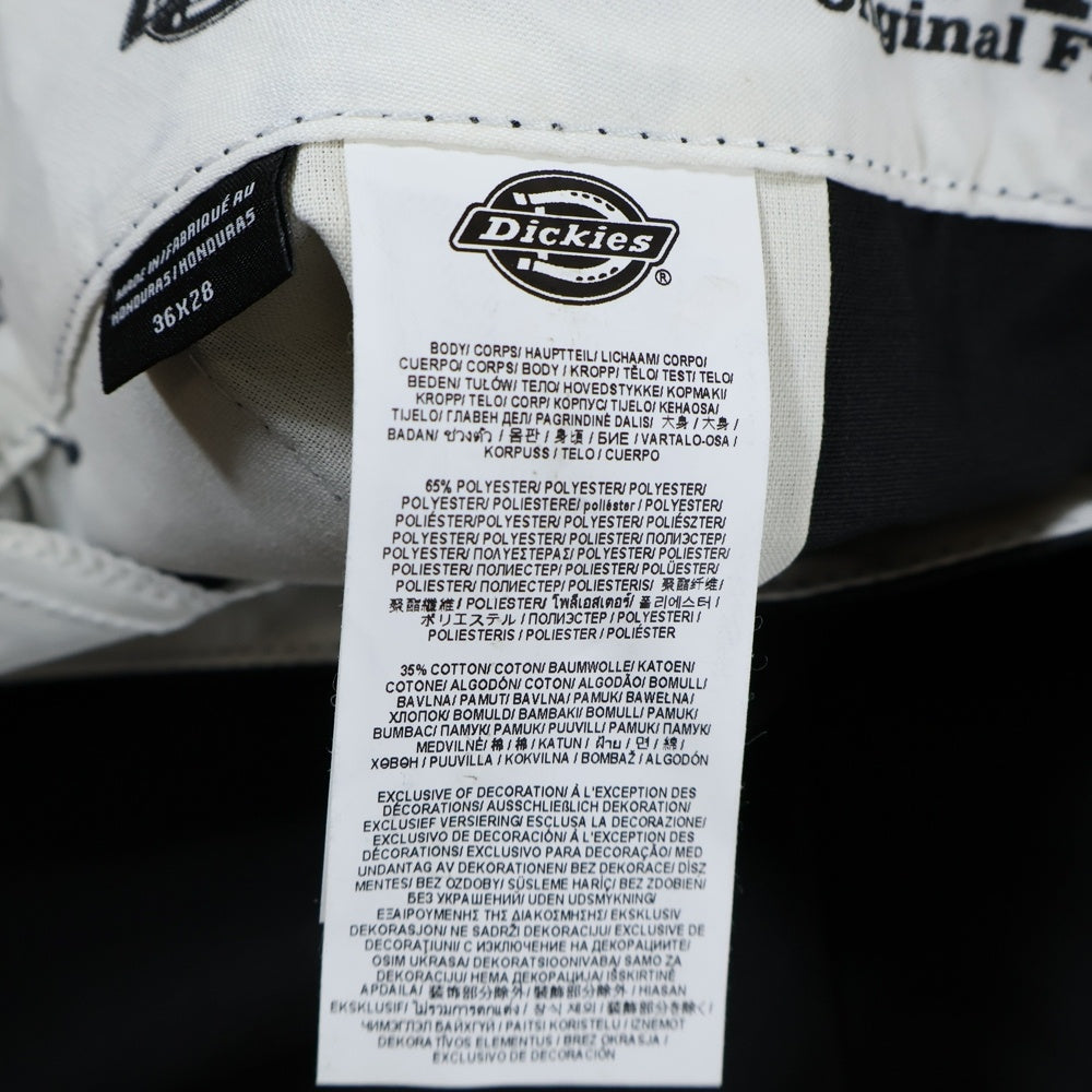 Dickies(ディッキーズ) TUCK FRONT WORK PANTS タックフロント ワークパンツ ブラック 14788600