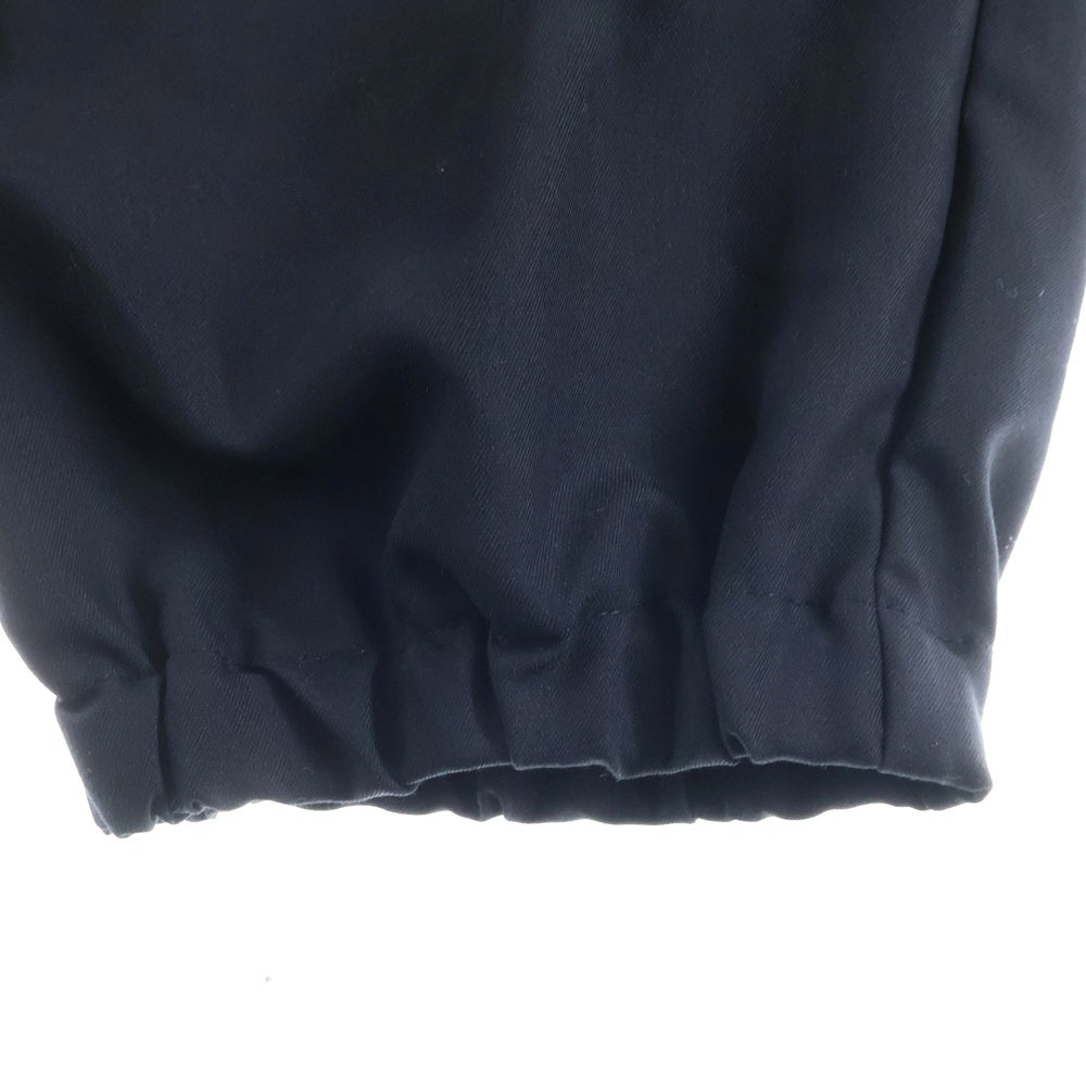 NO BRAND(ノーブランド) ADAMPATEK アダムパテック Generous Tuck Relax Pants ジェネラスタック リラックスパンツ ブラック AP2428001