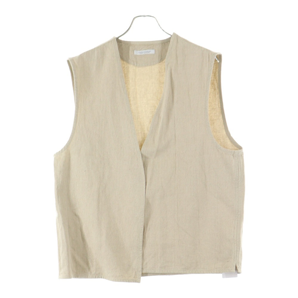 JOURNAL STANDARD(ジャーナルスタンダード) リネン混 ヘリンボーンベスト アイボリー 24-011-600-2160-1-0