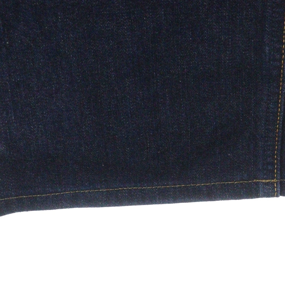 Wrangler(ラングラー) ユーズド プロセシング ボタンフライ ストレートデニムパンツ インディゴ W01303
