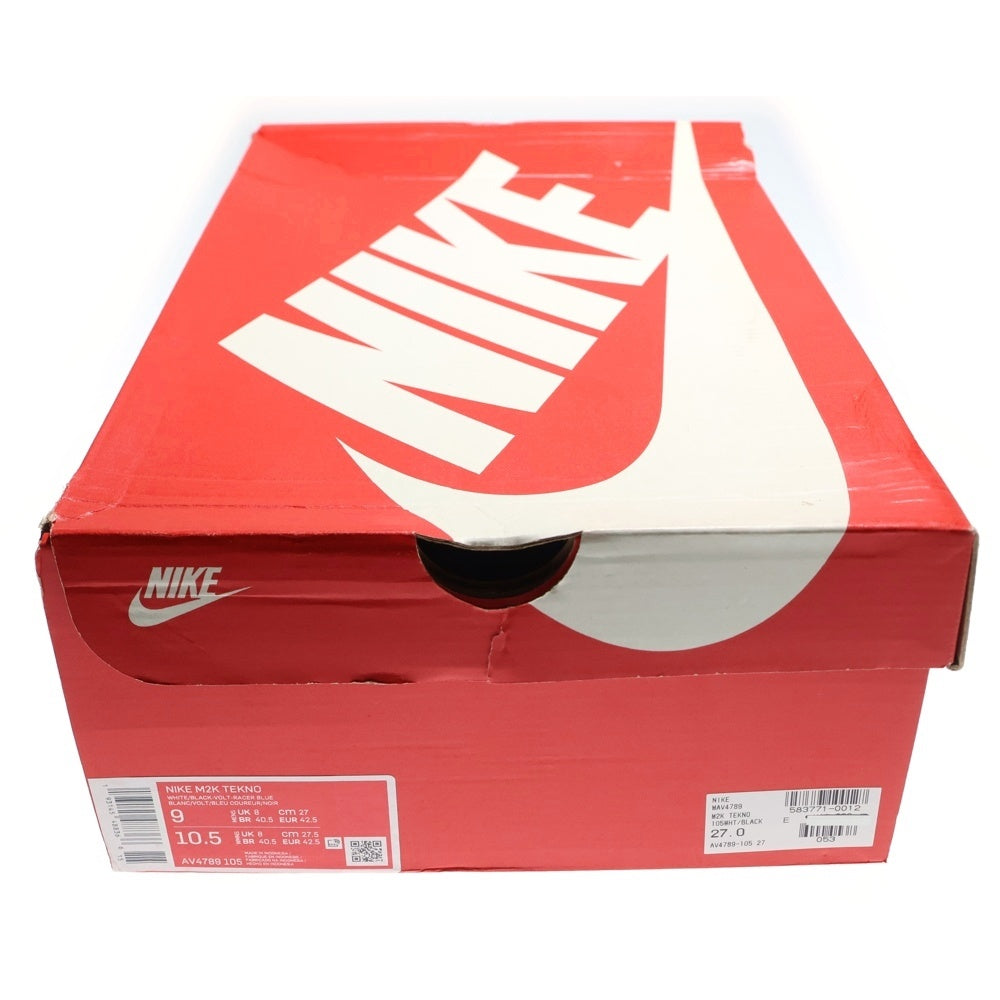 NIKE(ナイキ) M2K TEKNO エム2ケー テクノ ローカットスニーカー ブルー/イエロー US9/27cm AV4789-105