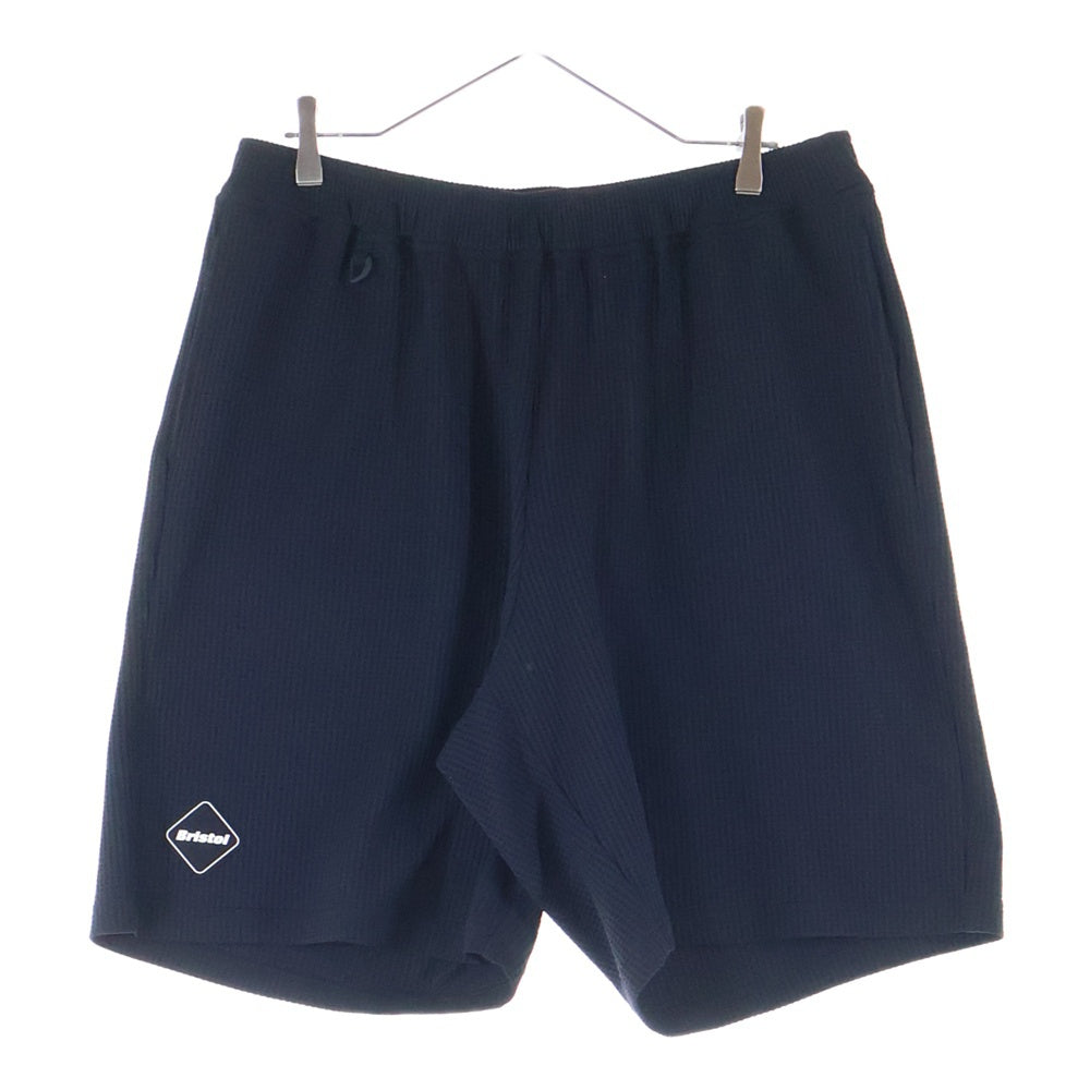 F.C.R.B./F.C.Real Bristol/FCRB(エフシーアールビー/エフシーレアルブリストル) 25AW TECH WAFFLE LOUNGE SHORTS テック ワッフル ラウンジ ショーツ ハーフパンツ ブラック FCRB-252078