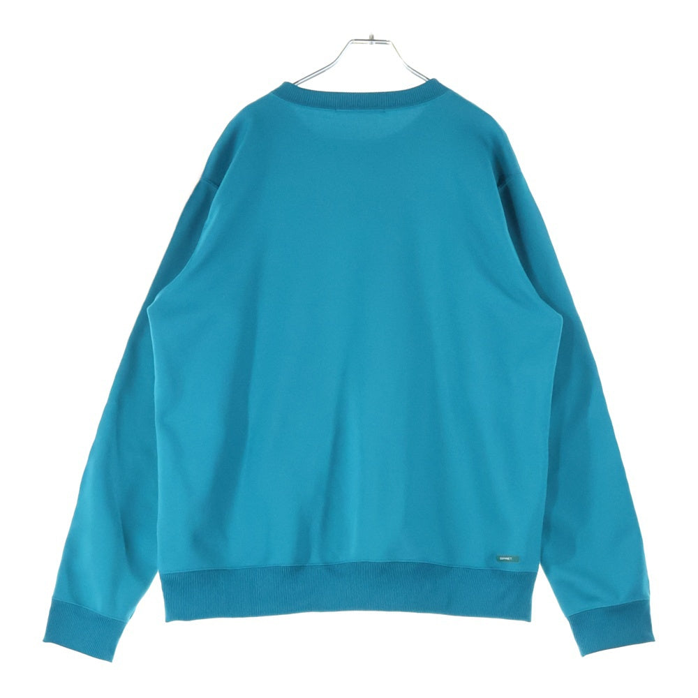 SOPHNET.(ソフネット) 23SS SWITCHING COLOR CREWNECK SWEAT スイッチング カラー クルーネックスウェットトレーナー ホワイト/グリーン SOPH-230060