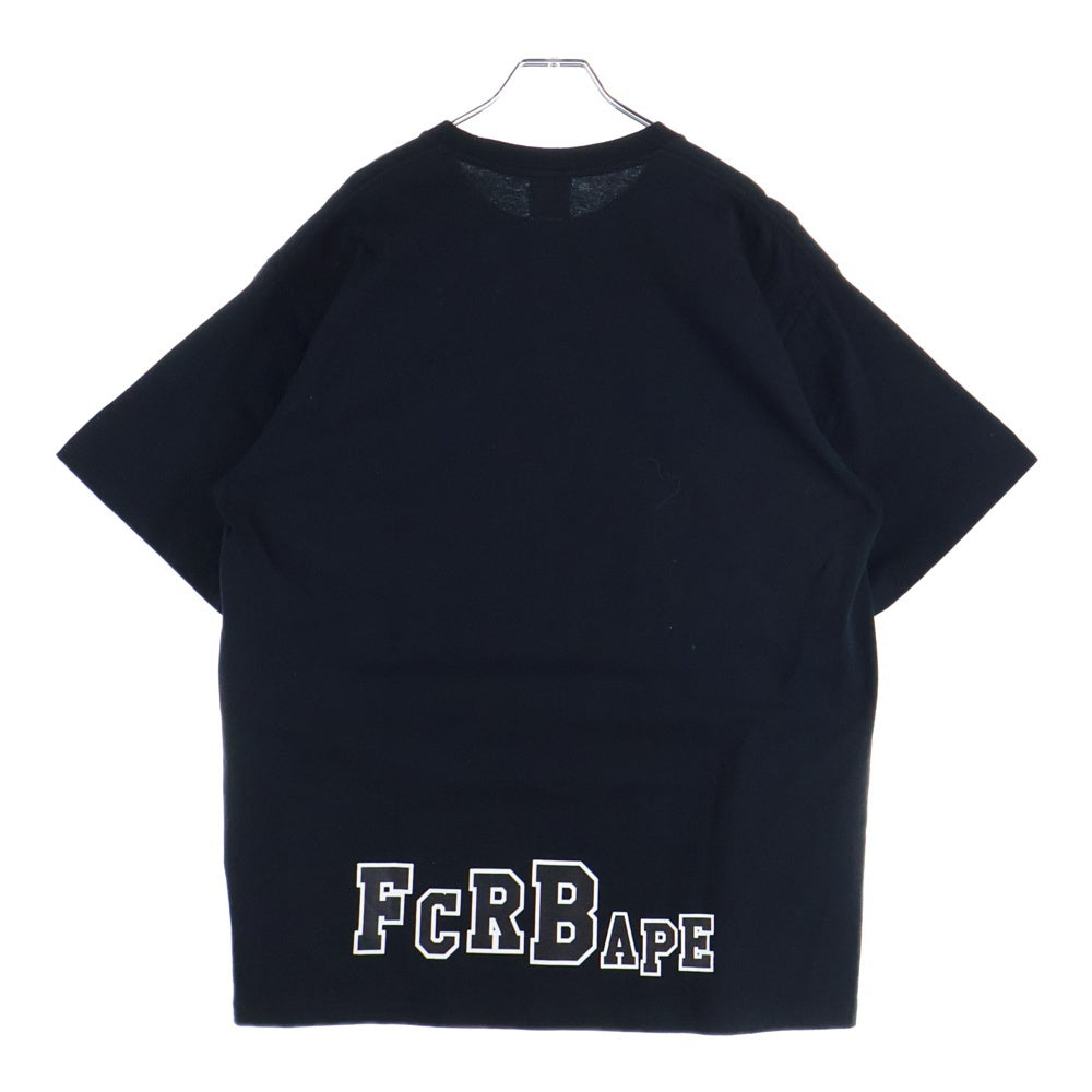 F.C.R.B./F.C.Real Bristol/FCRB(エフシーアールビー/エフシーレアルブリストル) ×A BATHING APE SHARK TEE ア ベイシング エイプ シャークプリント クルーネック半袖Tシャツ カットソー ブラック