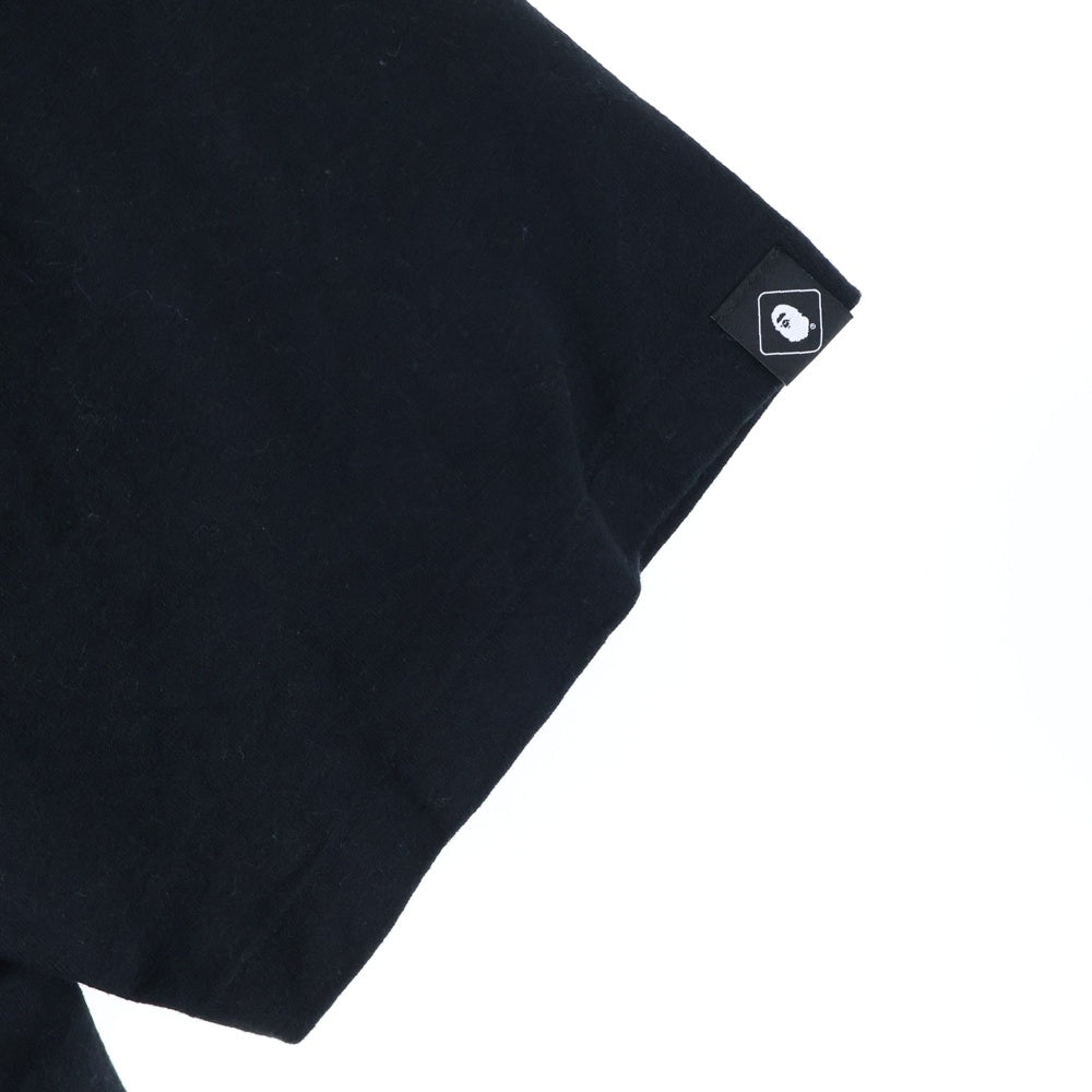 F.C.R.B./F.C.Real Bristol/FCRB(エフシーアールビー/エフシーレアルブリストル) ×A BATHING APE SHARK TEE ア ベイシング エイプ シャークプリント クルーネック半袖Tシャツ カットソー ブラック