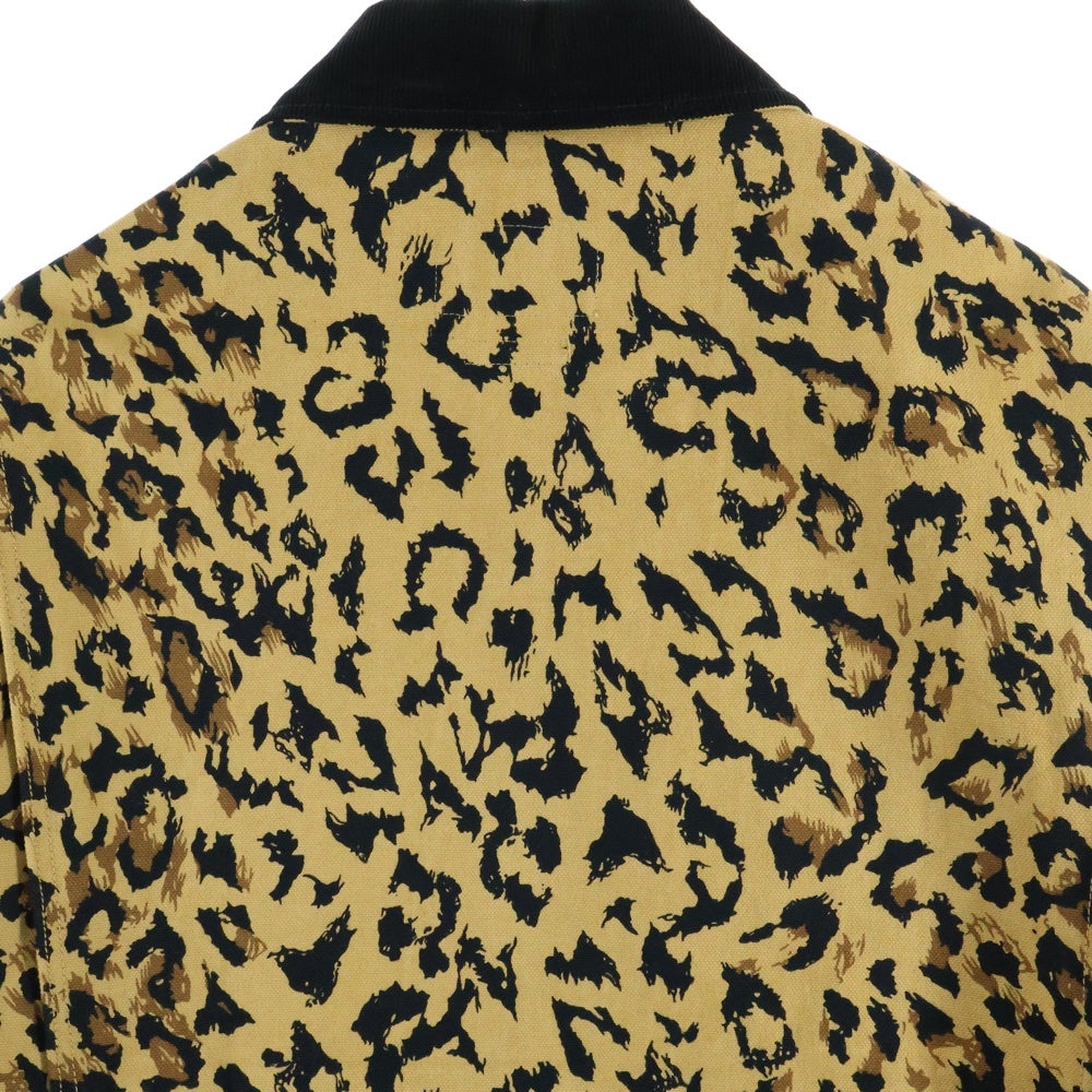 WACKO MARIA(ワコマリア) 25SS LEOPARD WORK JACKET レオパード ジップアップワークジャケット ベージュ 25SS-WMO-DC03