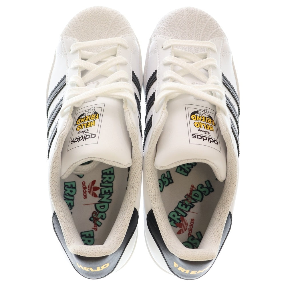 adidas(アディダス) ×Disney SUPERSTAR ディズニー スーパースター ローカットスニーカー レディース ホワイト US5.5/23.5cm GW9537