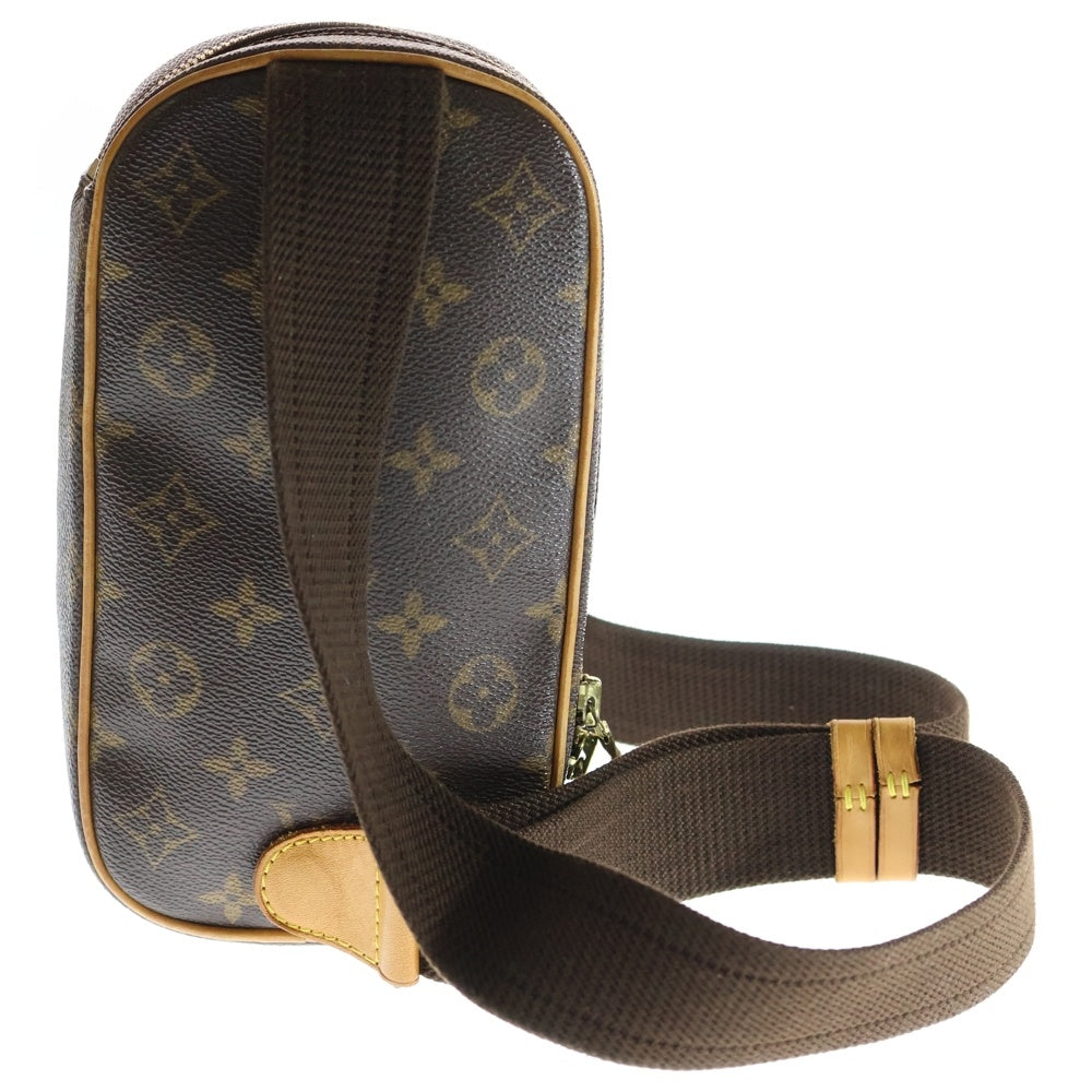 LOUIS VUITTON(ルイヴィトン) ポシェット ガンジュ モノグラム キャンバス クロスボディ ショルダーバッグ ブラウン M51870 CA0094