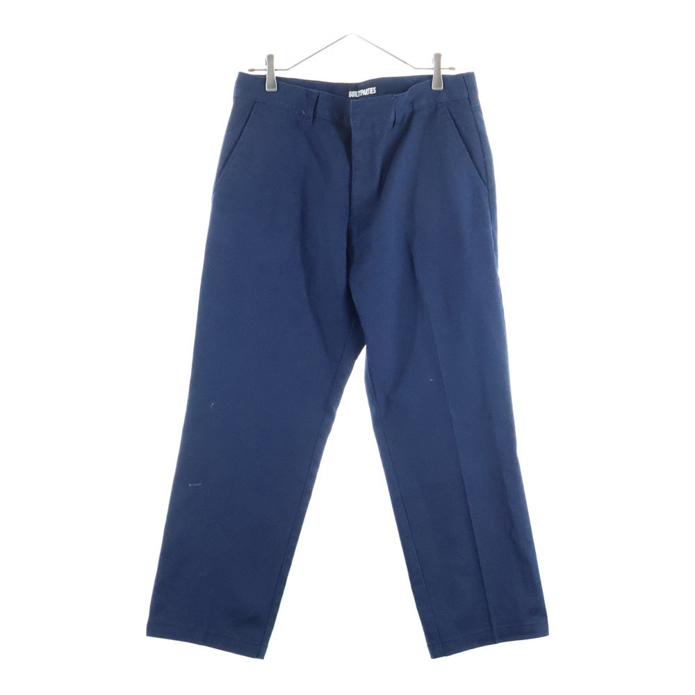 wacko mariaスラックス ネイビー WACKO MARIA(ワコマリア) TWILL SKATE PANTS ツイル マルチポケット