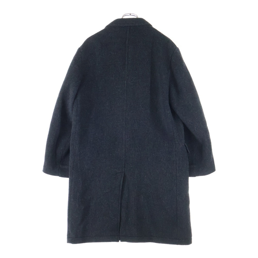 BEDWIN & THE HEARTBREAKERS(ベドウィンアンドザハートブレーカーズ) 日本製 ウールナイロン 3B チェスターコート ダークグレー