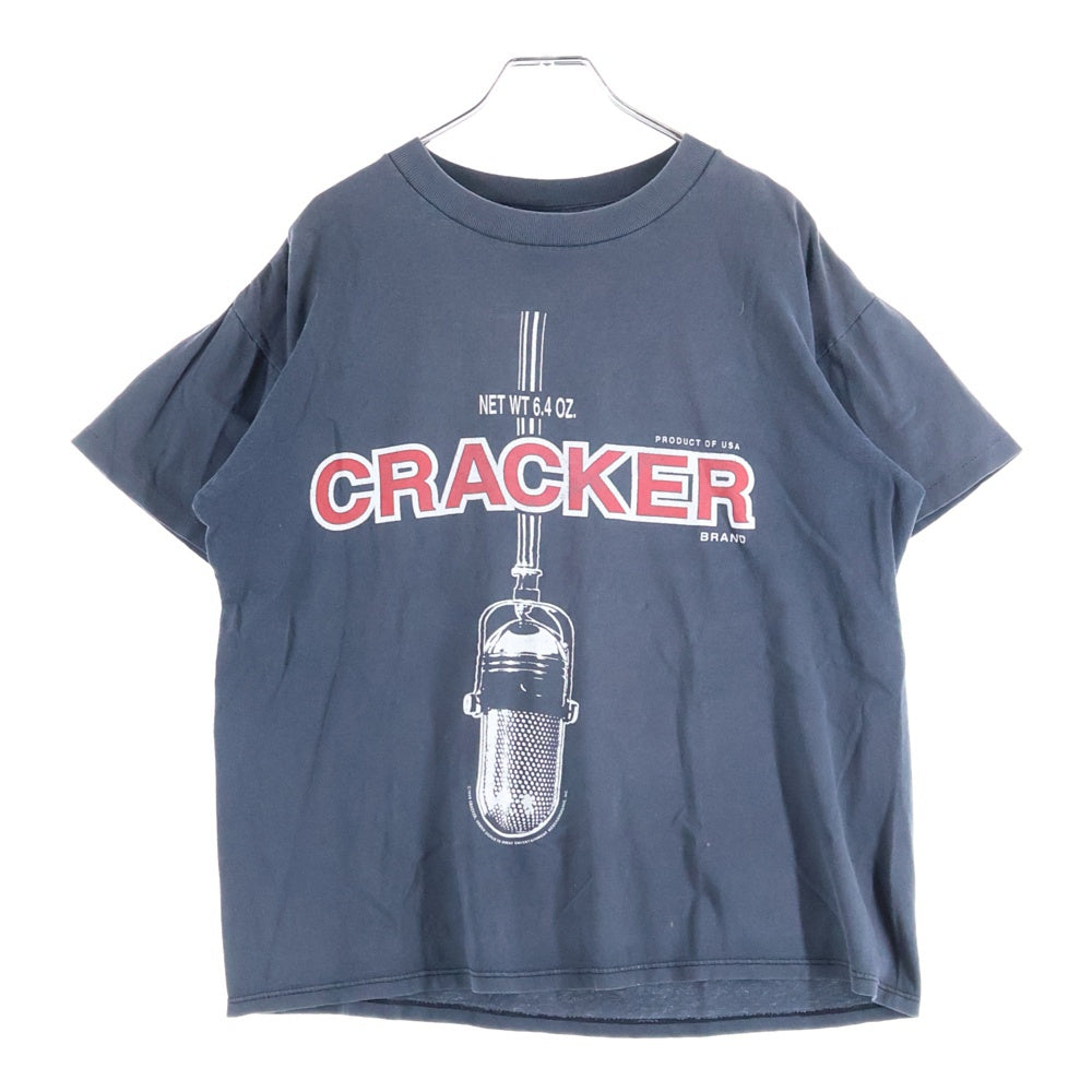 VINTAGE(ヴィンテージ) 90S VINTAGE CRACKER BRAND TEE クラッカー ヴィンテージ プリントTシャツ 半袖カットソー ブラック