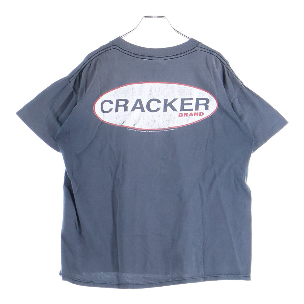 VINTAGE(ヴィンテージ) 90S VINTAGE CRACKER BRAND TEE クラッカー ヴィンテージ プリントTシャツ 半袖カットソー ブラック