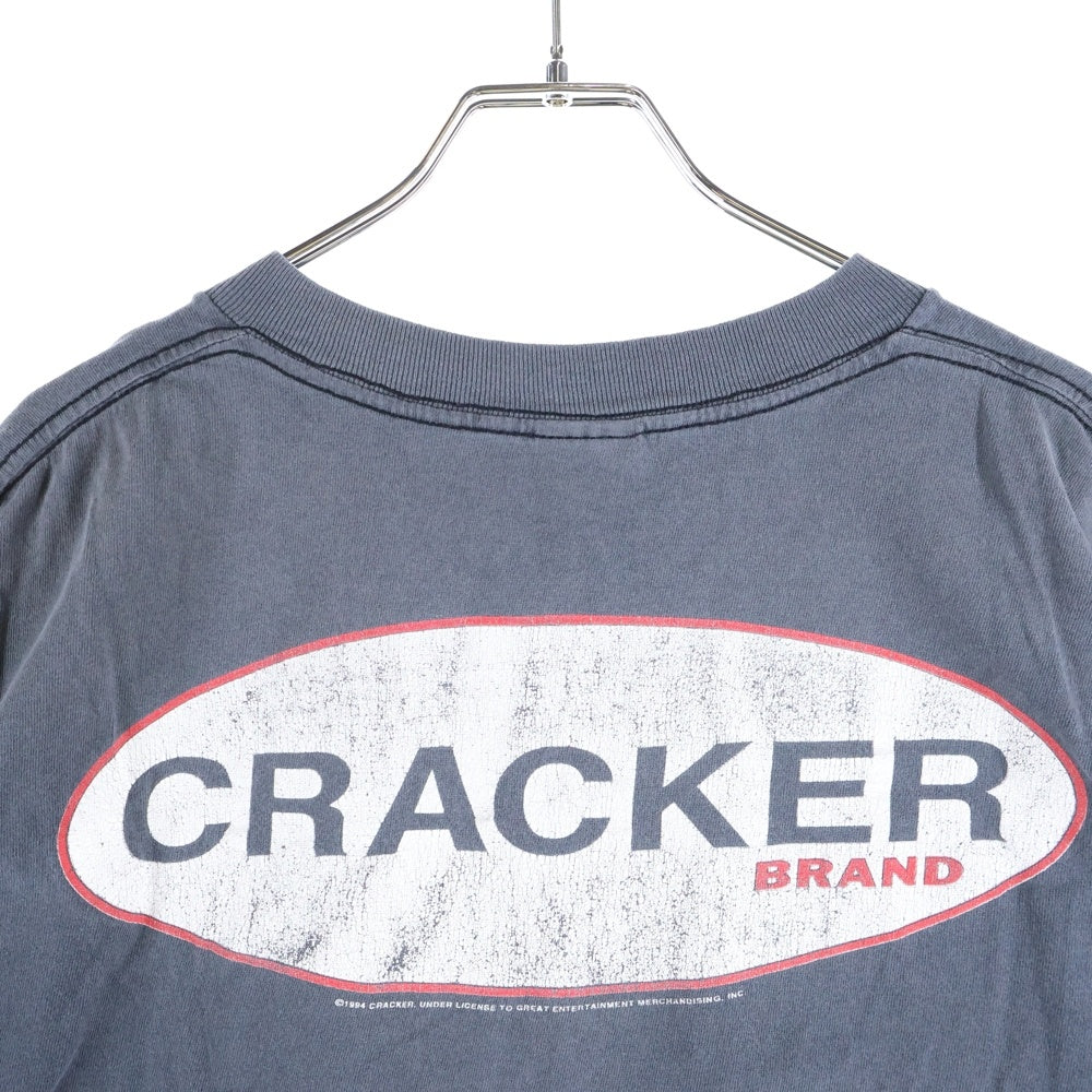 VINTAGE(ヴィンテージ) 90S VINTAGE CRACKER BRAND TEE クラッカー ヴィンテージ プリントTシャツ 半袖カットソー ブラック