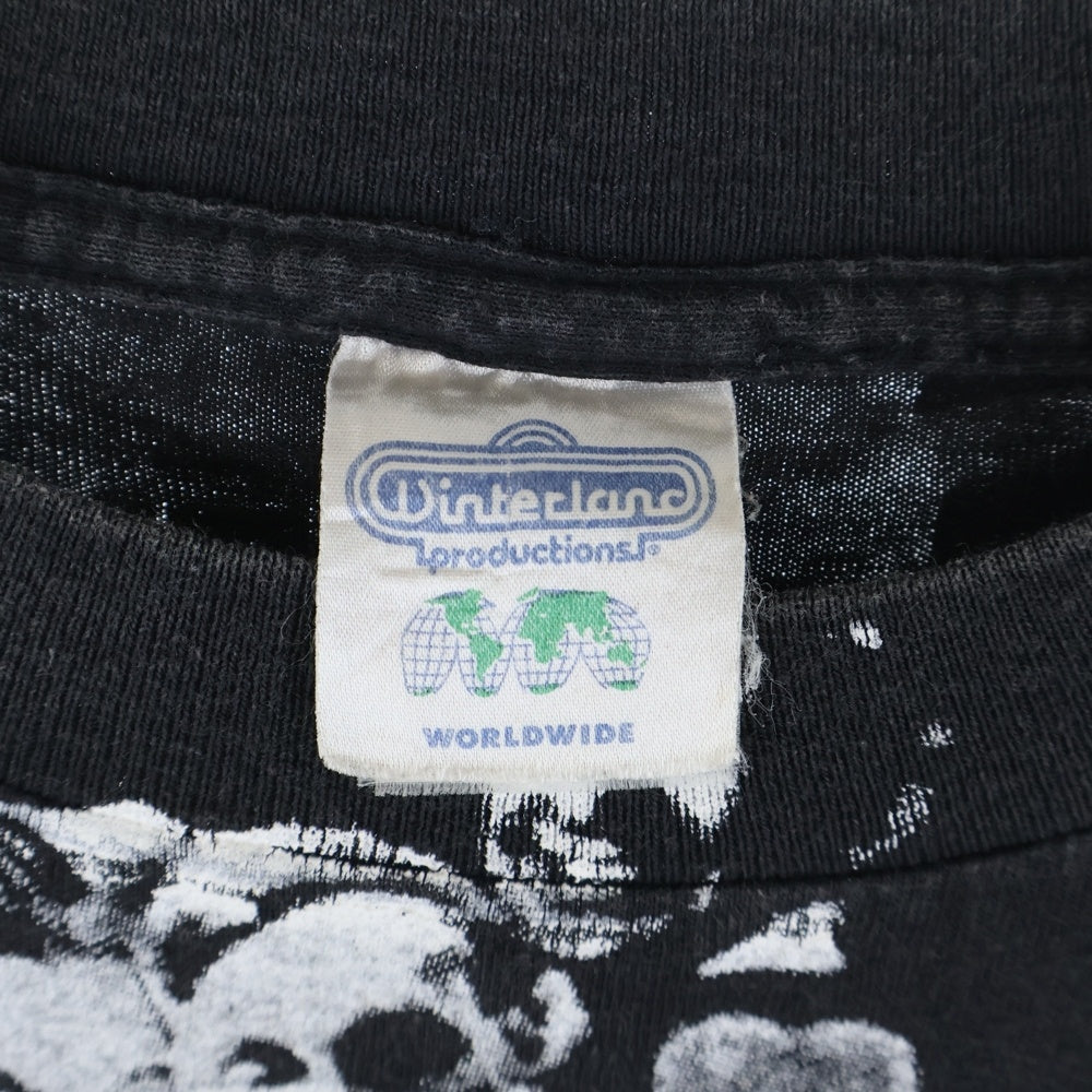 VINTAGE(ヴィンテージ) 90S VINTAGE THE BEATLES Sgt. Pepper's Lonely Hearts Club Band ビートルズ ヴィンテージプリントTシャツ 半袖カットソー 総柄 ブラック